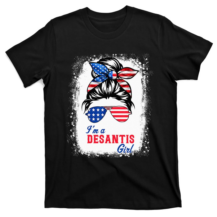 I'm Desantis Florida Governor 2024 US American Flag T-Shirt