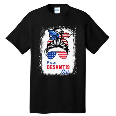 I'm Desantis Florida Governor 2024 US American Flag Tall T-Shirt