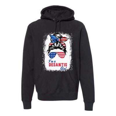 I'm Desantis Florida Governor 2024 US American Flag Premium Hoodie