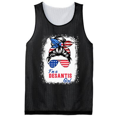 I'm Desantis Florida Governor 2024 US American Flag Mesh Reversible Basketball Jersey Tank