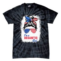 I'm Desantis Florida Governor 2024 US American Flag Tie-Dye T-Shirt