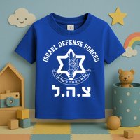 Israel Defense Forces Jewish Star Toddler T-Shirt