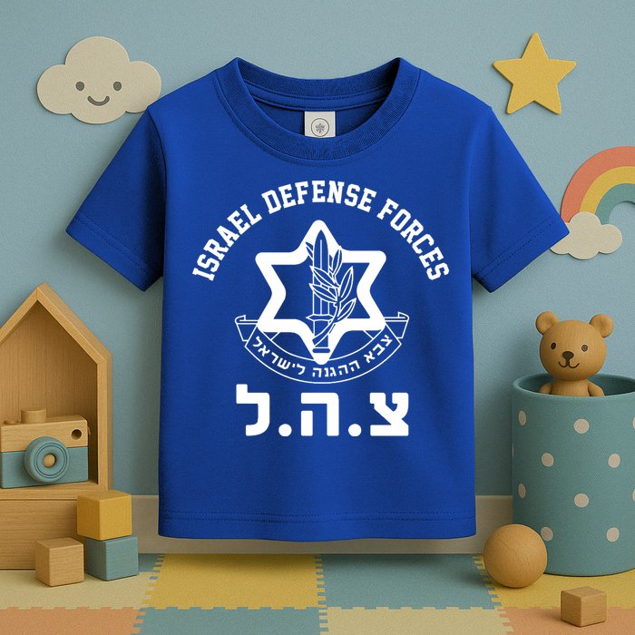 Israel Defense Forces Jewish Star Toddler T-Shirt