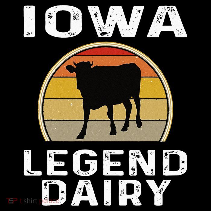 Iowa Dairy Farmer Legend Dairy Cow Cattle Funny Retro Sunset Wool Snapback Cap