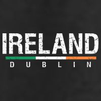 Ireland Dublin Flag 7 Panel Mesh Trucker Snapback Hat