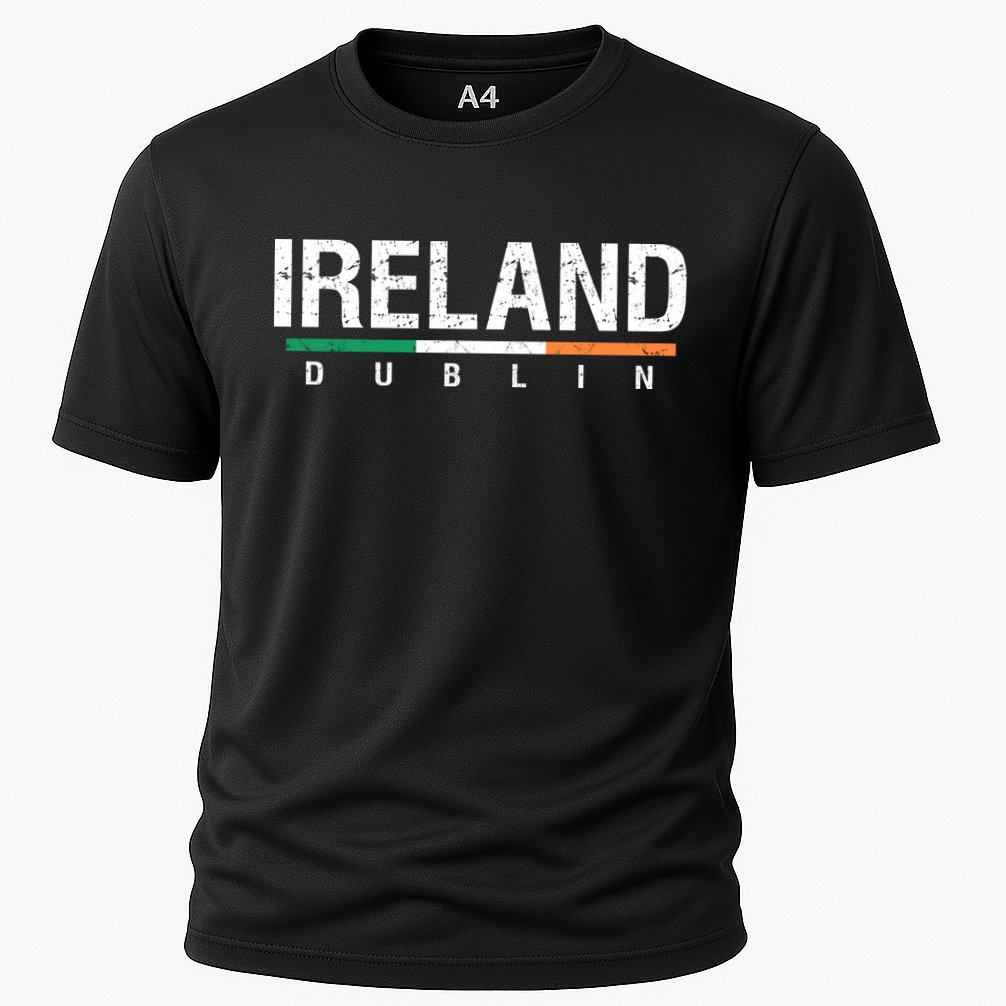 Ireland Dublin Flag Cooling Performance Crew T-Shirt