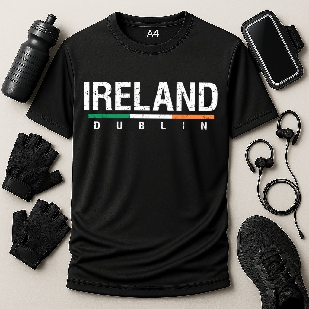 Ireland Dublin Flag Cooling Performance Crew T-Shirt