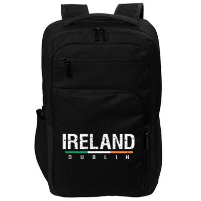 Ireland Dublin Flag Impact Tech Backpack