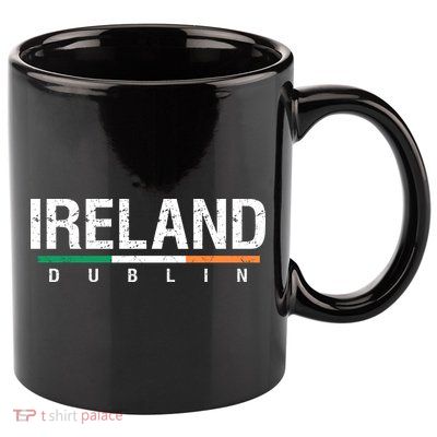Ireland Dublin Flag 11oz C Handle Ceramic Mug