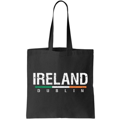 Ireland Dublin Flag Tote Bag