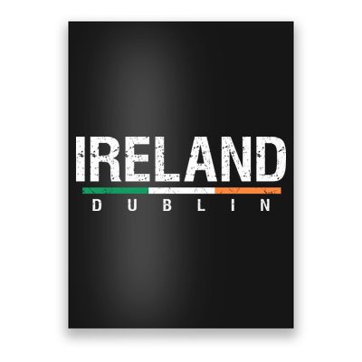 Ireland Dublin Flag Poster