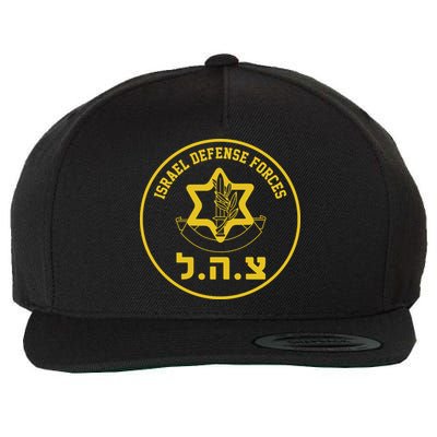 Israel Defense Forces Wool Snapback Cap