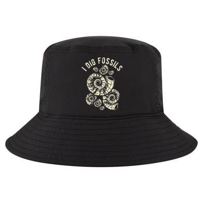 I Dig Fossils Ammonite Fossil Cool Comfort Performance Bucket Hat