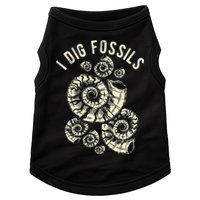 I Dig Fossils Ammonite Fossil Doggie Tank