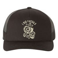 I Dig Fossils Ammonite Fossil Yupoong Adult 5-Panel Trucker Hat