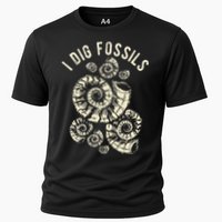 I Dig Fossils Ammonite Fossil Performance Shirt