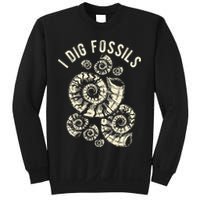 I Dig Fossils Ammonite Fossil Sweatshirt