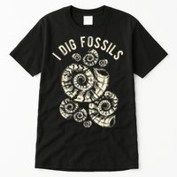 I Dig Fossils Ammonite Fossil Tall T-Shirt