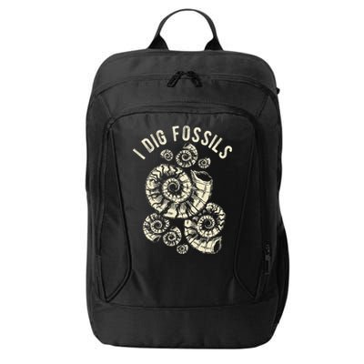 I Dig Fossils Ammonite Fossil City Backpack