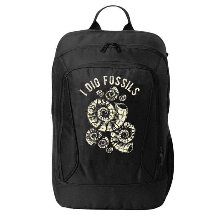 I Dig Fossils Ammonite Fossil City Backpack