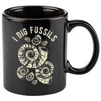 I Dig Fossils Ammonite Fossil 11oz C Handle Ceramic Mug
