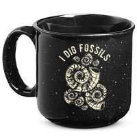 I Dig Fossils Ammonite Fossil 15oz Campfire Ceramic Mug