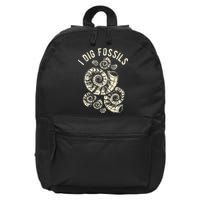 I Dig Fossils Ammonite Fossil 16 in Basic Backpack