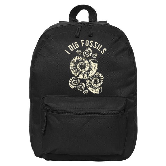 I Dig Fossils Ammonite Fossil 16 in Basic Backpack