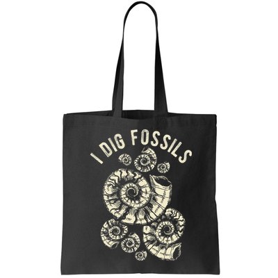 I Dig Fossils Ammonite Fossil Bag