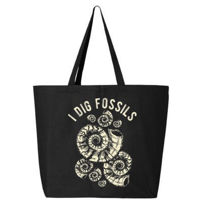 I Dig Fossils Ammonite Fossil 25L Jumbo Tote