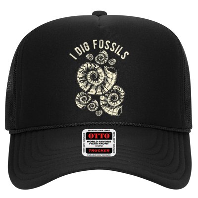 I Dig Fossils Ammonite Fossil Trucker Hat