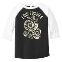 I Dig Fossils Ammonite Fossil Toddler Fine Jersey T-Shirt