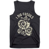 I Dig Fossils Ammonite Fossil Tank Top