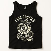 I Dig Fossils Ammonite Fossil Tank Top