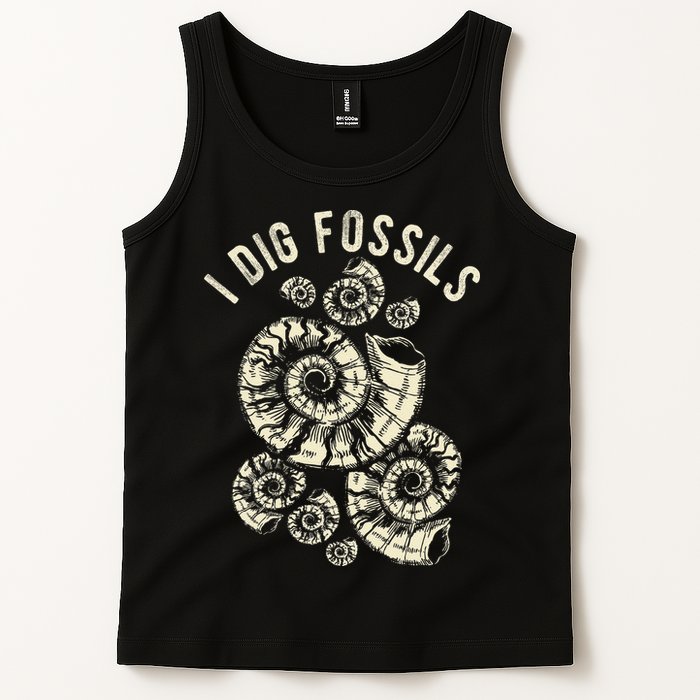 I Dig Fossils Ammonite Fossil Tank Top
