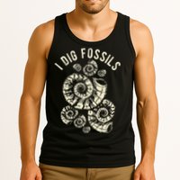 I Dig Fossils Ammonite Fossil Tank Top
