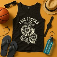 I Dig Fossils Ammonite Fossil Tank Top