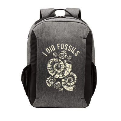 I Dig Fossils Ammonite Fossil Vector Backpack