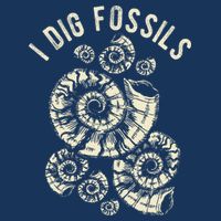 I Dig Fossils Ammonite Fossil Infant Baby Jersey Bodysuit