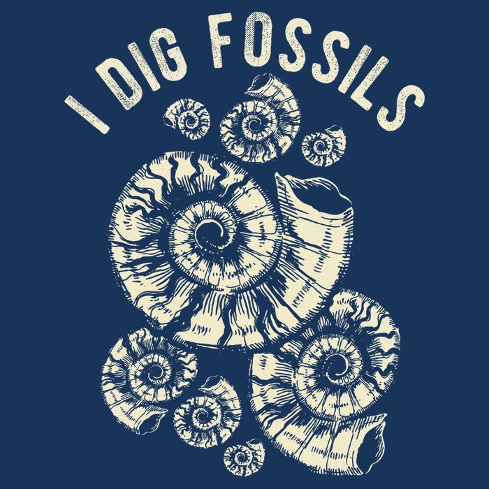 I Dig Fossils Ammonite Fossil Infant Baby Jersey Bodysuit