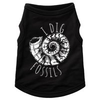 I Dig Fossils Ammonite Fossil Paleontology Doggie Tank