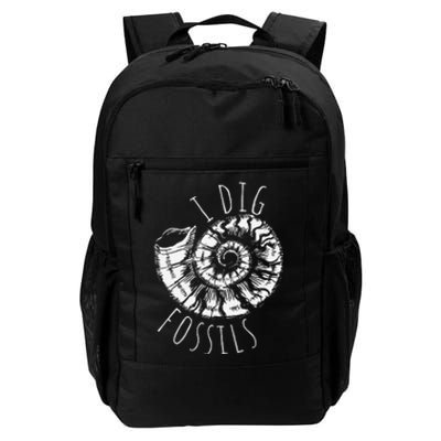 I Dig Fossils Ammonite Fossil Paleontology Daily Commute Backpack