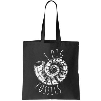 I Dig Fossils Ammonite Fossil Paleontology Bag