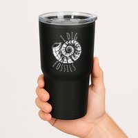 I Dig Fossils Ammonite Fossil Paleontology Tumbler