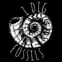 I Dig Fossils Ammonite Fossil Paleontology Baby Bodysuit