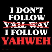 I Don't Follow Y'all Way I Follow Yahweh Christian Believer Impact Tech Backpack