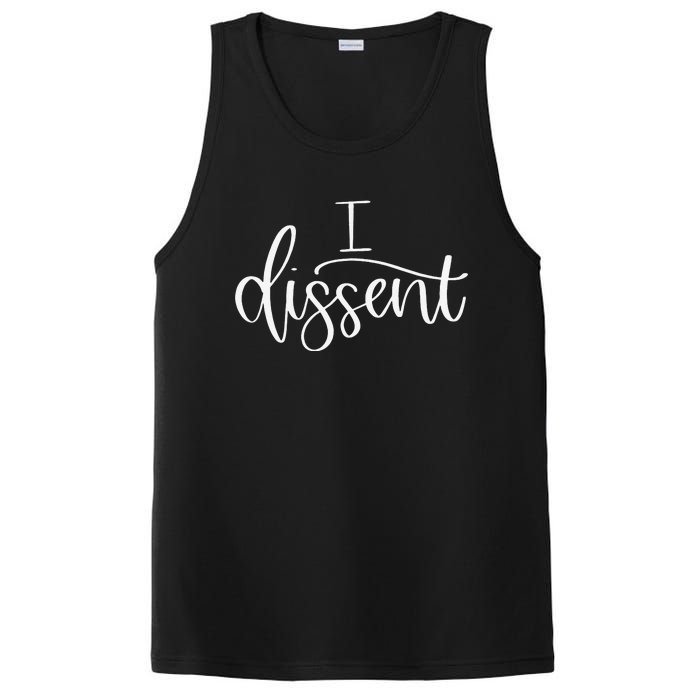 I DISSENT Feminist 's Rights PosiCharge Competitor Tank