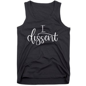 I DISSENT Feminist 's Rights Tank Top