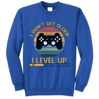 I Dont Get Older Level Exp Up Gaming Gamer Birthday Gift Sweatshirt