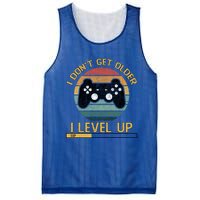 I Dont Get Older Level Exp Up Gaming Gamer Birthday Gift Mesh Reversible Basketball Jersey Tank